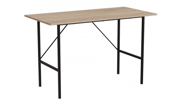 Стол Time Тайм 1200x600x16 мм дуб сонома/черный 