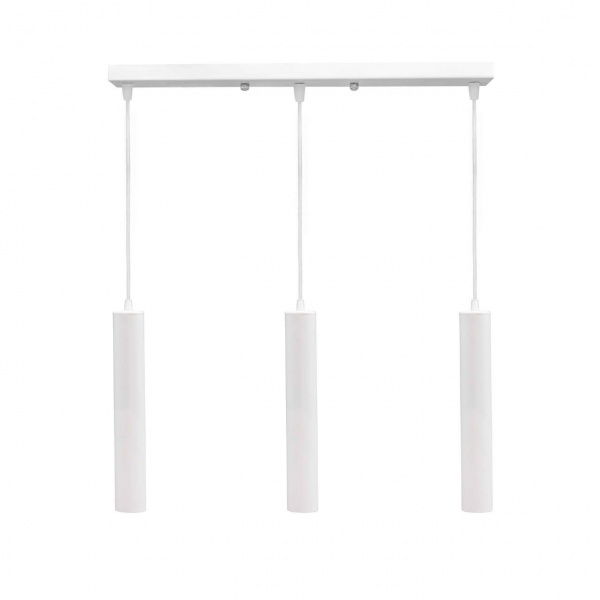 Люстра підвісна Геотон Тріо ТВ340/3МL 3x20 Вт E27 білий 49477 