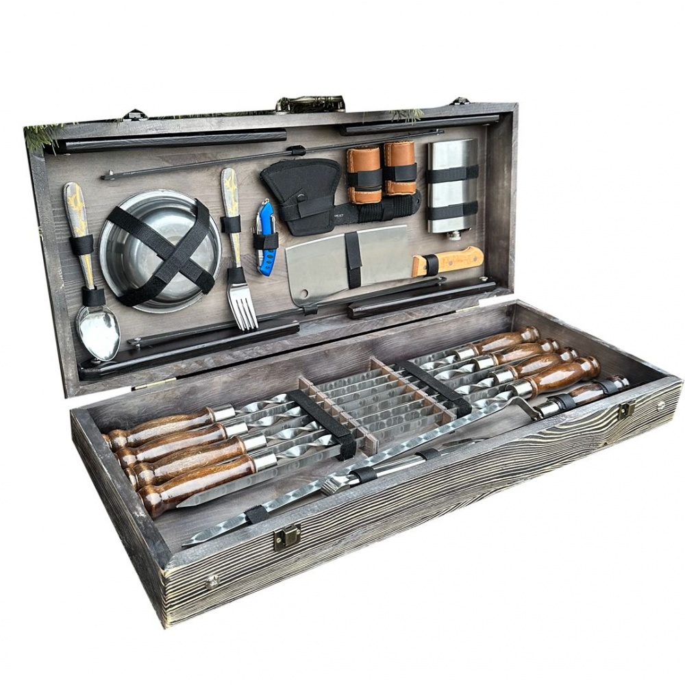 Набор шампуров Metalzavod кейс-стол