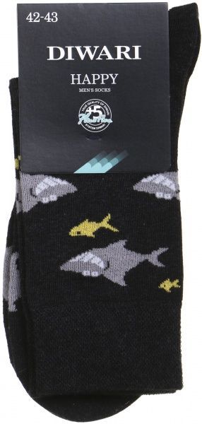 Шкарпетки Conte HAPPY 17С-151СП 058 р. 27 чорний 