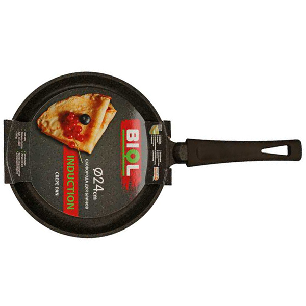 Сковорода для блинов с антипригарным покрытием 24 см Induction 24083I Biol
