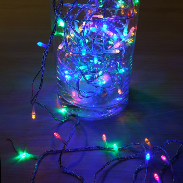 Электрогирлянда линейная SHLigts Нить (ILD100M-F) встроенный светодиод (LED) 100 ламп 5 м 