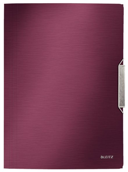 Папка-бокс на резинке Style 150 л. гранатовый красный 39770028 Leitz