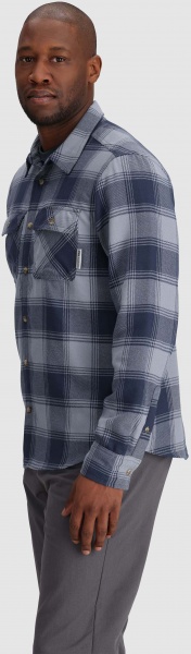 Рубашка Outdoor Research MEN'S FEEDBACK FLANNEL TWILL SHIRT 300513-1521 р. XL серый