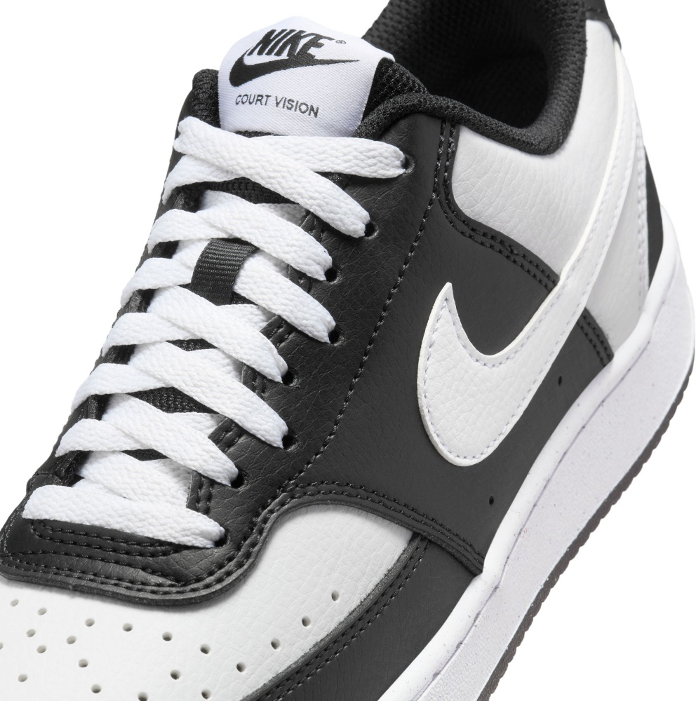 Кроссовки женские демисезонные Nike Court Vision Low Next Nature DH3158-003 р.36,5 белые с черным