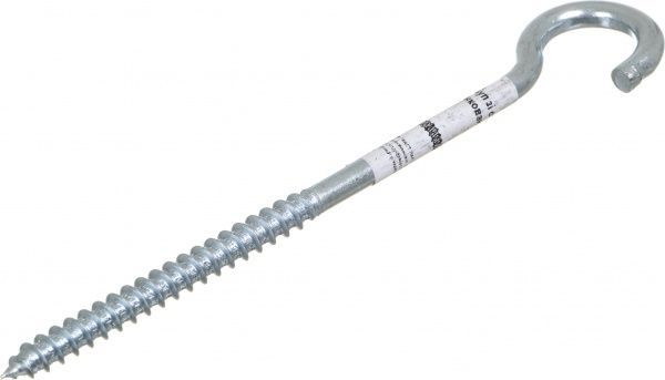 Шуруп универсальный с O-крюком 8x140 мм 1 шт белый цинк Expert Fix