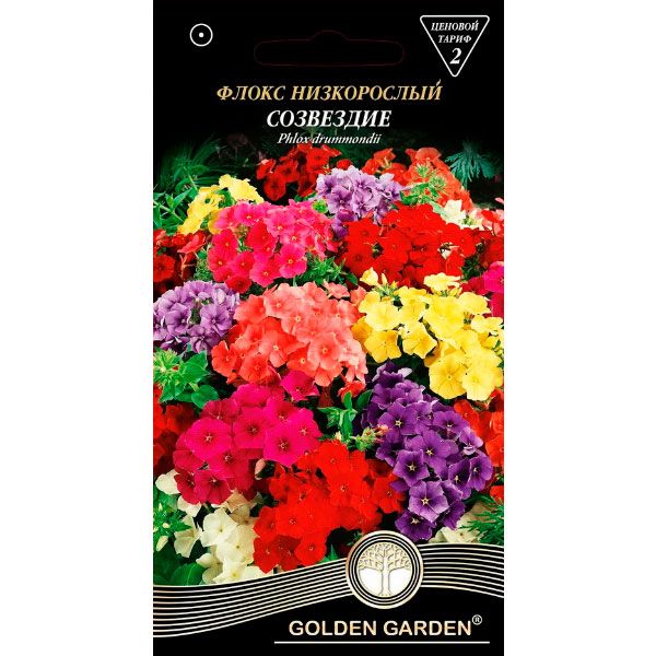 Насіння Golden Garden флокс низькорослий Сузір'я 0,3 г