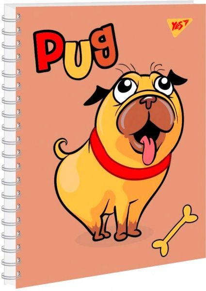 Книга для нотаток В6 120, СМИК+білила, крафт YES