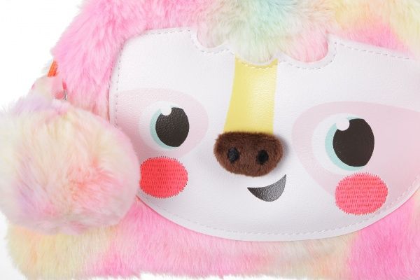 Пенал шкільний пухнастий 22х15 см Ningbo Johnshen Stationery Co. Ltd різнокольоровий