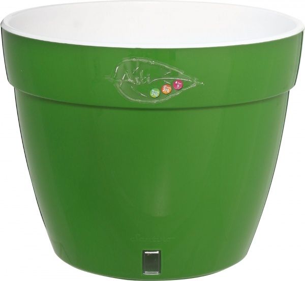 Горщик пластиковий Santino Асти круглий 9л зелений (AS4 VEA-ALB) 