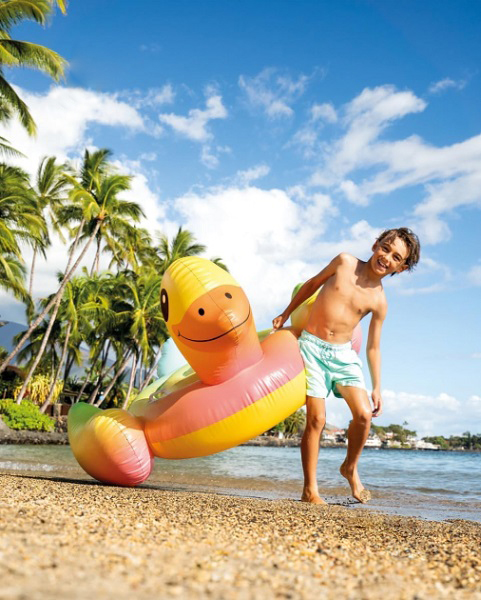 Плот надувной Intex Качка с ручками 147x147x81 см 57556