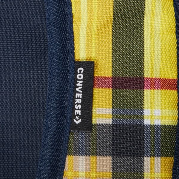 Рюкзак Converse Go 2 Backpack YELLOW_PLAID/OBSIDIAN 10019901-745 чорний із жовтим