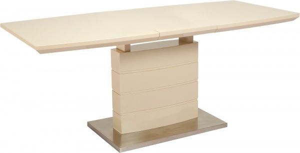 Стол обеденный GT Racer К-6106 (140-180x80x76) Beige 