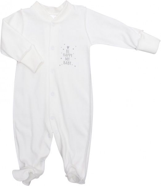 Комбинезон унисекс Моя планета р.56 молочный б304-2 