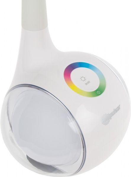 Настольная лампа офисная LedPulsar 3D RGB 6 Вт белый ALT-320W 