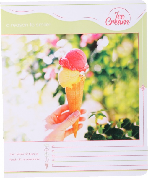 Тетрадь школьная 24 листа в линию УФ-лак в ассортименте