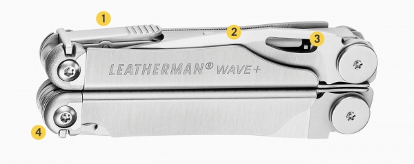 Мультитул Leatherman Wave Plus, 17 инструментов 832524