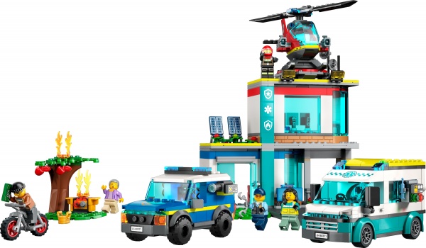 Конструктор LEGO City Центр управління рятувальним транспортом 60371