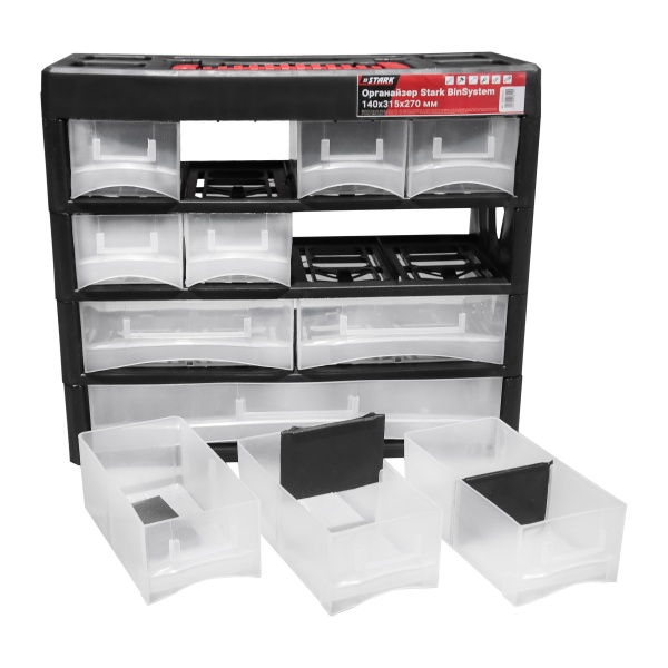 Органайзер для мелких деталей Stark BinSystem 140x315x270 мм 100006419 