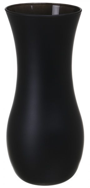 Ваза стеклянная Soft Лилия 25 см черная 