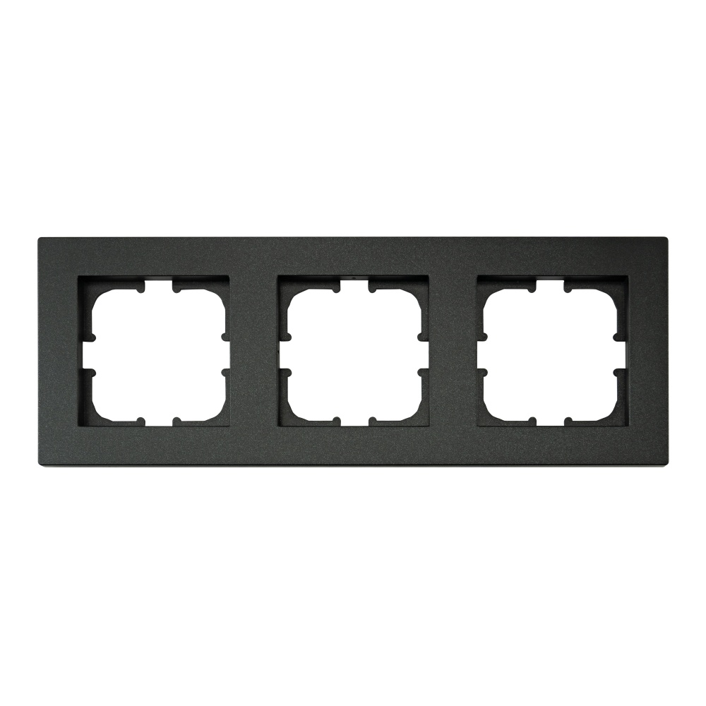 Рамка тримісна EXEN Karell горизонтальна чорний 200-140000-103