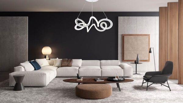 Люстра світлодіодна Hopfen 50W з пультом ДК 50 Вт білий 