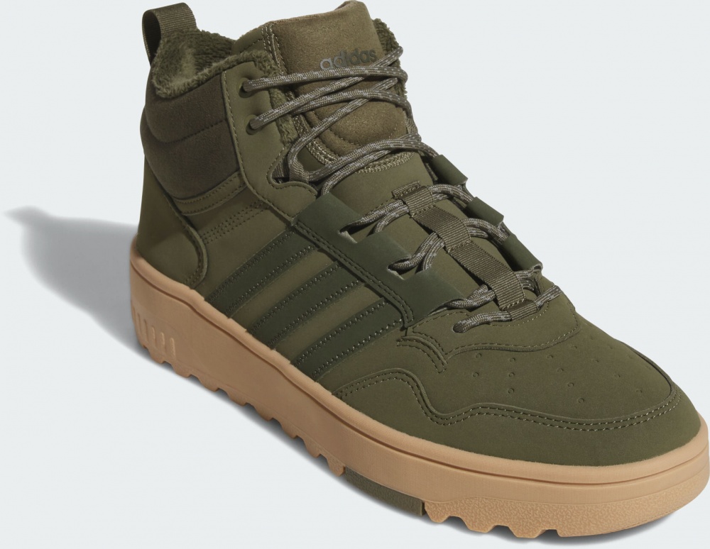 Черевики Adidas HOOPS 4.0 MID WINTER JQ5363 р.42 2/3 хакі