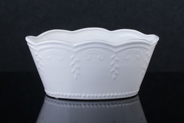 Ваза для фруктов Прованс 12х15х26,5 см белая Eterna