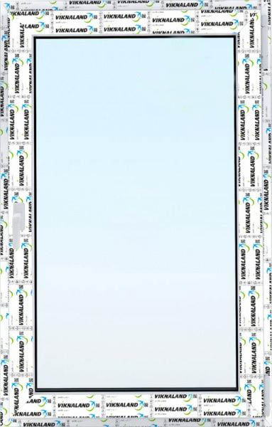 Окно поворотно-откидное VIKNALAND В 58 880x1350 мм правое 