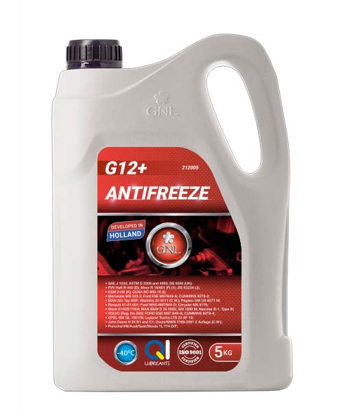 Антифриз GNL G12+ -40°C 5л красный 