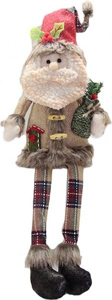 Декорация новогодняя Дед Мороз и снеговик кантри 50 см EPI-NC18-99/1-3 