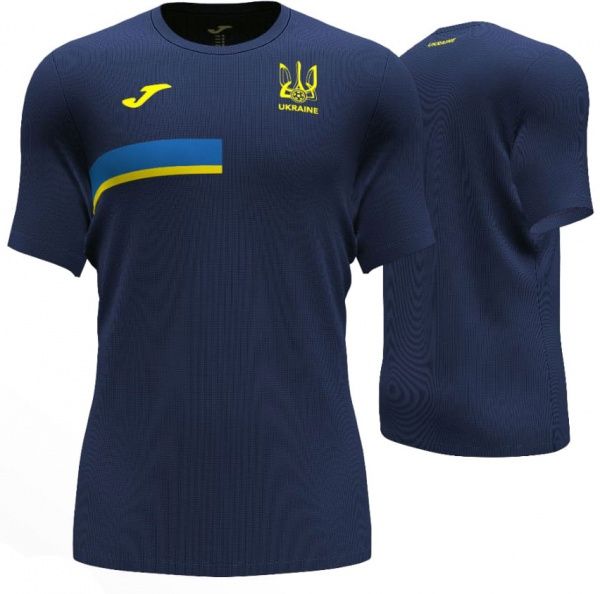 Футболка Joma FOOTBALL UKRAINE AT101347A339 р. L темно-синій
