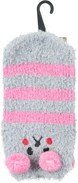 Носки для девочек Maxwin KIDS Страйп р.23-25 серо-розовый 