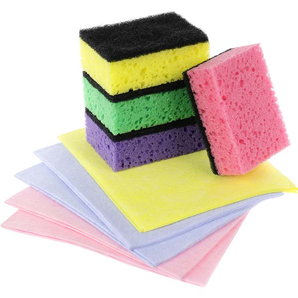 Набор Гривна Петровна салфетка 5 шт + губка 4 шт