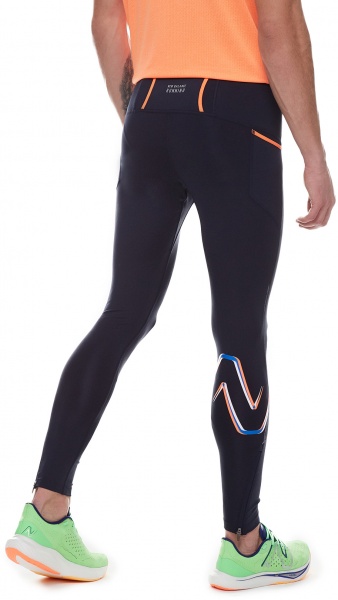 Лосины New Balance PRINTED IMPACT RUN MP21274ECL р.S синий