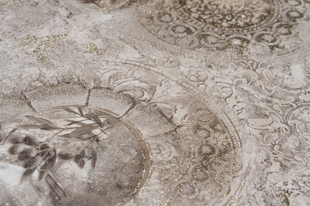 Обои виниловые на бумажной основе Славянские обои Expromt Греция 9136-02 0,53x10,05 м