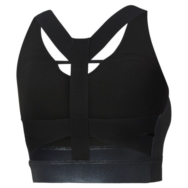 Бра Puma Mid Impact Pearl Bra 51956301 S чорний