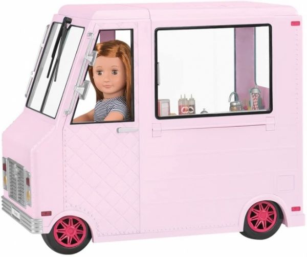 Кукольный набор Our Generation Фургон с мороженым розовый BD37363Z
