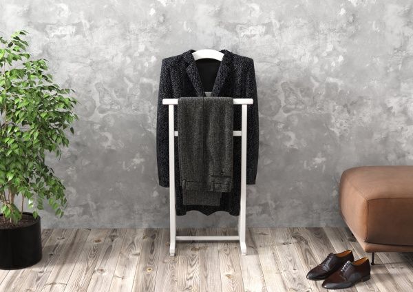 Вешалка-стойка для одежды Монблан белый