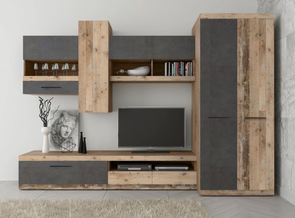 Стінка Токіо Accord олд стайл світлий/матера 