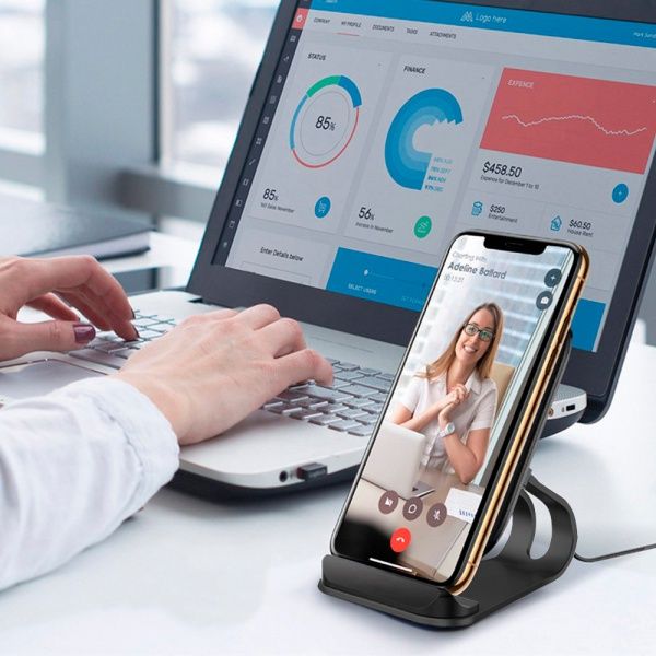 Бездротовий зарядний пристрій ColorWay Qi Fast Charger (15 W) CW-CHW31Q-BK