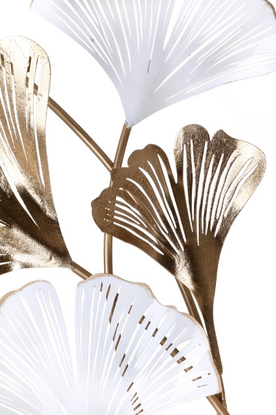 Декор настенный Clover 74,3x80,6 см бело-золотистый 