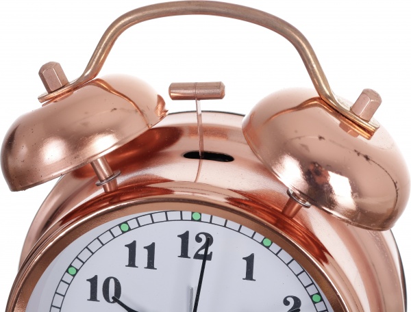 Будильник Alert (XYX 10850C) 11,7х17х5,6 см мідний