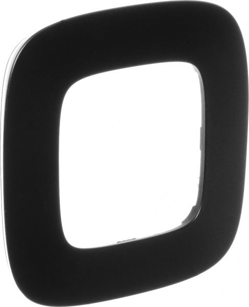 Рамка одномісна Legrand Allure універсальна матовий чорний 754401