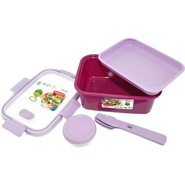 Контейнер с крышкой To Go Lunch Kit 1,2 л фиолетовый Curver