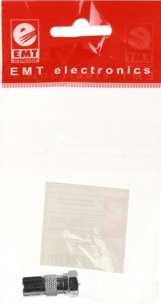 Перехідник EMT штекер F – штекер TV (2-0104)