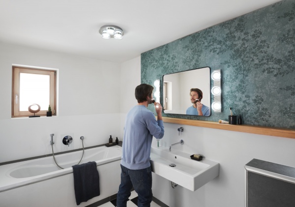 Светильник светодиодный Ledvance Smart+ Wifi Orbis Wall Round 480 мм 18 Вт хром 