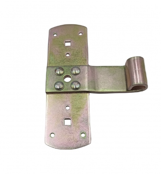 Петля Domax тип T 165x110x3 мм жовтий цинк універсальна