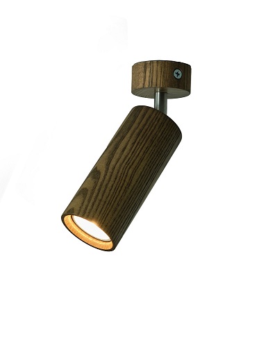 Светильник настенно-потолочный Iterna Alta spot 1xGU10 ясень темный LW086 