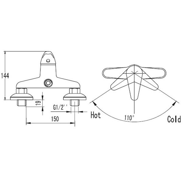 Смеситель для душа Smart Sant Реал SM033504AA